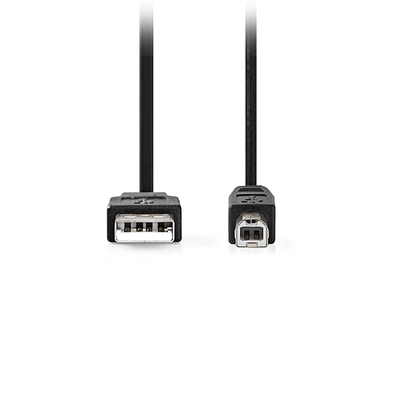 Product Καλώδιο USB Nedis High-Speed A αρσ. - USB B αρσ., 2.00m Μαύρο base image