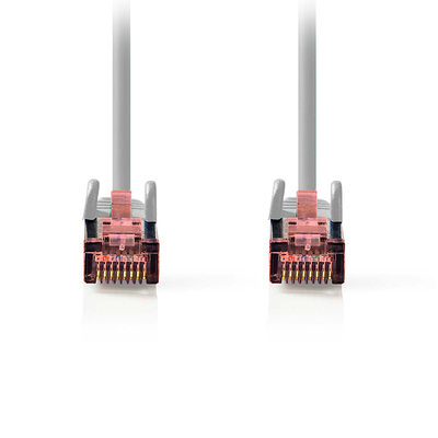 Product Καλώδιο Δικτύου Nedis CAT 6, S/FTP, 15m σε γκρι χρώμα. base image