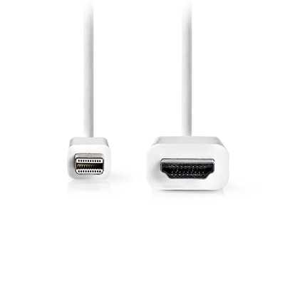 Product Καλώδιο MiniDisplayPort Nedis 1.2 αρσ. - HDMI αρσ., 2.00m Λευκό base image