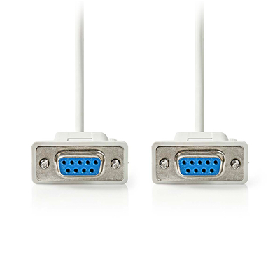 Product Καλώδιο Σειριακό Nedis Null Modem, D-Sub 9 pin θηλ. - D-Sub 9 pin θηλ., 2.00m. base image