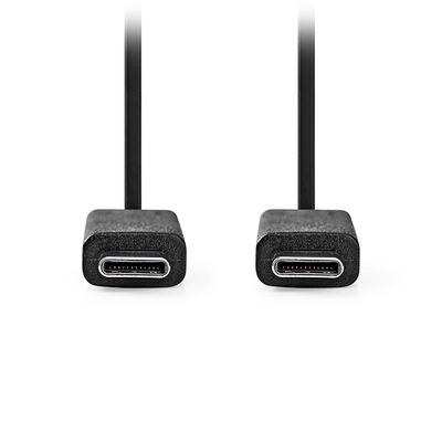 Product Καλώδιο USB Nedis 3.2 Gen 2x1 Type-C αρσ. - USB Type-C αρσ., 1.00m σε μαύρο χρώμα. base image