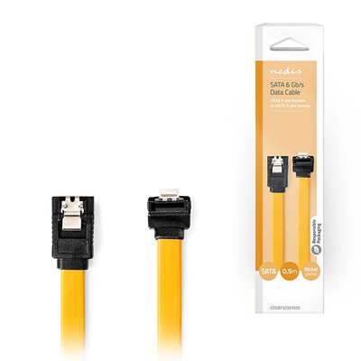 Product Καλώδιο SATA Nedis δεδομένων σε γωνία 90°, 0.50m. base image