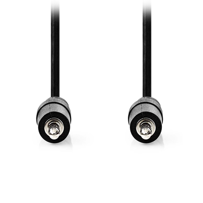 Product Καλώδιο Ήχου Nedis 3,5mm αρσ. Stereo - 3,5mm αρσ. Stereo, 2.00m σε μαύρο χρώμα. base image