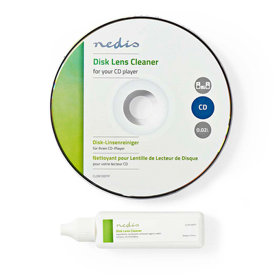 Product Καθαριστικό CD/DVD/BD Nedis Disc Lens Cleaner 20 ml (CLDK100TP) base image