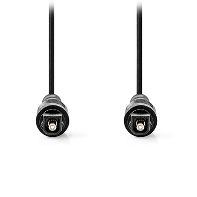 Product Καλώδιο Οπτικής Ίνας Nedis TosLink αρσ. - αρσ., 2.00m σε μαύρο χρώμα. base image