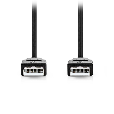 Product Καλώδιο USB Nedis USB 2.0 USB-A Male to USB-A Male 3m (CCGL60000BK30) base image