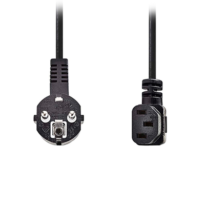 Product Καλώδιο Τροφοδοσίας Nedis Schuko αρσ. σε γωνία 90° - IEC-320-C13 θηλ., 5.00m. base image