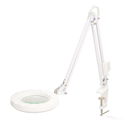 Product Mεγεθυντικός Φακός Με Λυχνία Led 700lm, Με Σφιγκτήρα Τοποθέτησης Σε Γραφείο, 6w Σε ʼσπρο Χρώμα base image