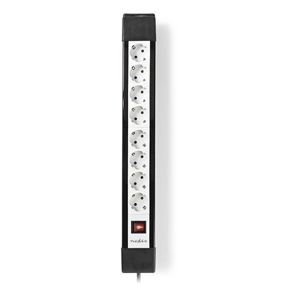 Product Πολύπριζο 8 Θέσεων Nedis Exso830f1pro Με Διακόπτη On/Off Και Καλώδιο 3.00m base image