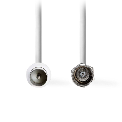 Product Καλώδιο Κεραίας Nedis F αρσ. - RF αρσ. 3.00m, Λευκό base image