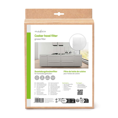 Product Φίλτρων Απορροφητήρα Nedis Universal 57 x 47cm, Λευκό base image