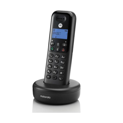 Product Ασύρματο Τηλέφωνο Motorola T501+ Μαύρο (Ελληνικό Μενού) με ανοιχτή ακρόαση base image