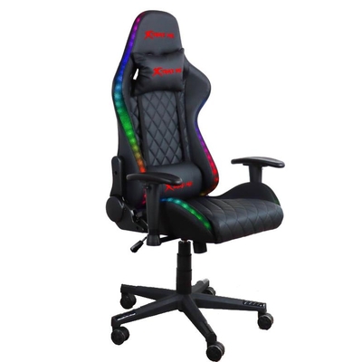 Product Καρέκλα Gaming Xtrike-Me Gc907 Μαύρη Με Led Φωτισμό XT-GC907 base image