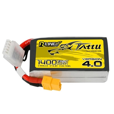 Product Μπαταρία Tattu R-Line 4.0 1400mAh 14.8V 130C 4S1P XT60 base image