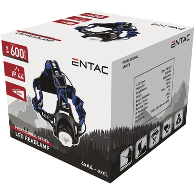 Product Φακός Κεφαλής Entac Zoom 5W Αλουμινίου base image