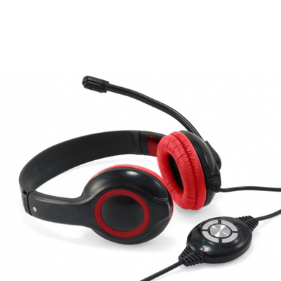 Product Headset Conceptronic USB 2m red base image
