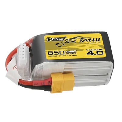 Product Μπαταρία Drone Tattu R-Line 850mAh 14.8V 130C 4S1P XT60 base image
