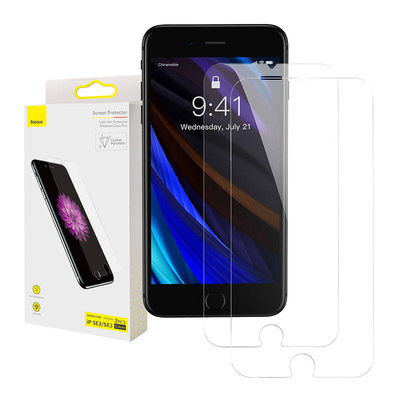Product Προστασία Οθόνης Tempered Glass 0.3mm Baseus for iPhone SE 2 / iPhone SE 3 base image