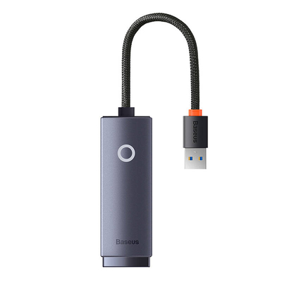 Product Αντάπτορας Δικτύου USB Baseus Lite Series USB to RJ45, 1000Mbps (grey) base image