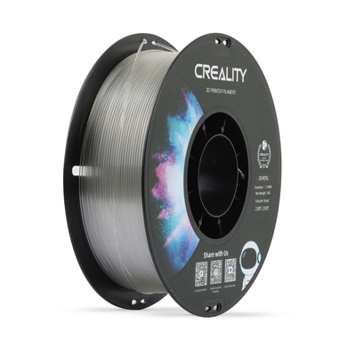 Product Filament Creality CR-PETG Transparent 3D Printer Hard Glossy, Tensile Str. 49MPA, 1 kg Spool1.75 base image