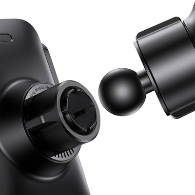 Product Βάση Στήριξης Smartphone Baseus Wisdom Wireless Charging Air vent Electric (black) base image