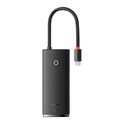 Product Docking Station Baseus Lite Series 6w1 USB-C to 2x USB 3.0 + USB-C + HDMI + SD/TF (black) base image