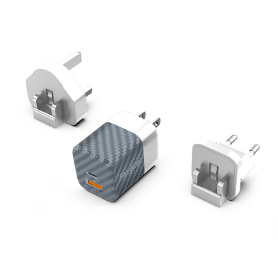 Product Φορτιστής Πρίζας Energizer A38QMU 38W USB-A&USB-C PD QC3.0 Multi plug Silver base image