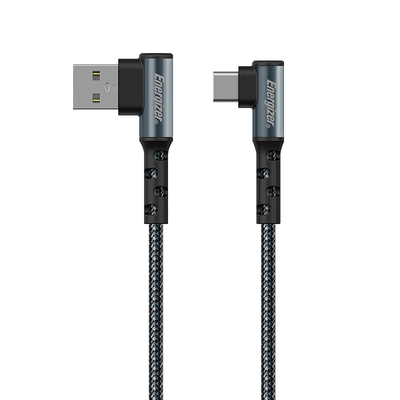 Product Καλώδιo USB Energizer Angle (90°) / Braided 2.0 USB-C Black 2m (C710CKBK) base image