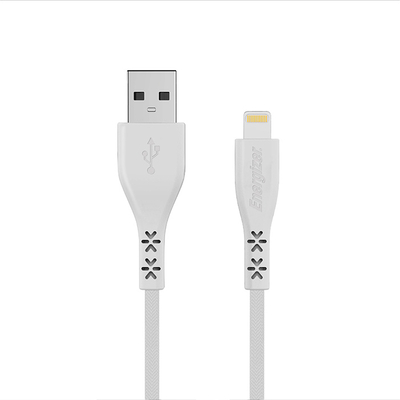 Product Καλώδιo USB Energizer Flat to Lightning White 1.2m (C41UBLIGWHT) base image