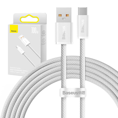 Product Καλώδιο USB to USB-C Baseus Dynamic Series, 100W, 2m (white) base image