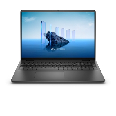 Product Laptop Dell 16" DC16250 FHD+/Core 5 120U/16GB/1TB SSD/Intel Graphics/Win 11 Home/Carbon Black (1020379093) base image