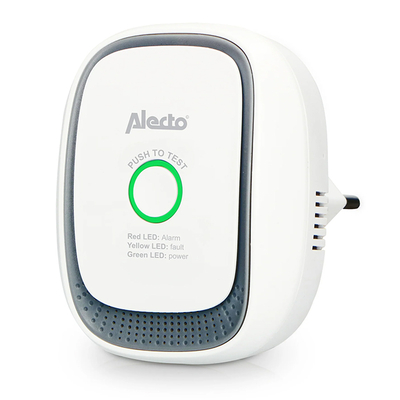 Product Ανιχνευτής Αερίου Alecto Ga11 Με Ηχητικό Συναγερμό 70db Και Οπτική Ειδοποίηση base image