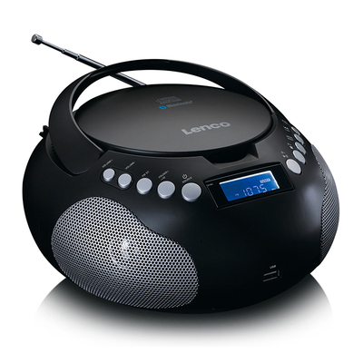 Product Φορητό Ραδιόφωνο Lenco Scd-331bk Με Cd / Usb / Mp3 / Aux / Bluetooth Και Οθόνη Lcd base image