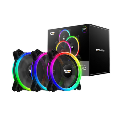 Product Case Fan Darkflash ARGB DR12 Pro 3in1 120x120 (black) base image