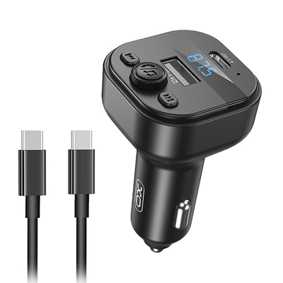 Product FM Transmitter Αυτοκινήτου XO Bluetooth ΜΡ3 με θύρα φόρτισης Type-C και Καλώδιο Type-C base image
