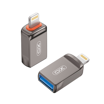 Product Αντάπτορας USB XO High-Speed Α θηλ. - Lightning, Γκρι base image