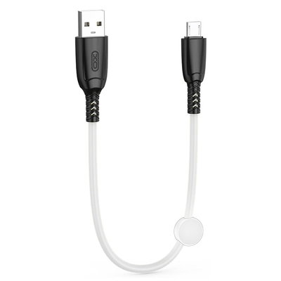 Product Καλώδιο USB XO High-Speed Α αρσ. - micro USB αρσ., 25cm Λευκό base image