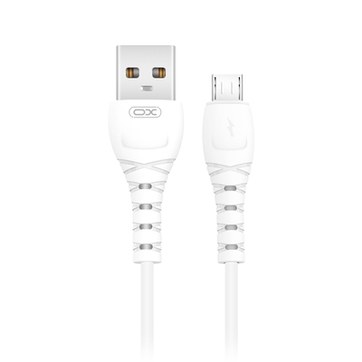 Product Καλώδιο USB XO High-Speed Α αρσ. - micro USB αρσ., 1.00m Λευκό base image