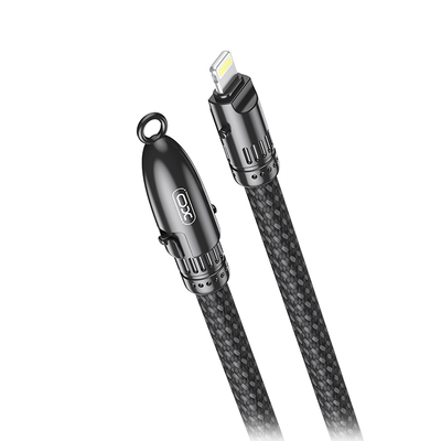 Product Καλώδιο USB XO High-Speed Type-C αρσ. - Lightning, 0.2m Μαύρο base image