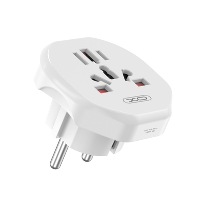 Product Αντάπτορας Πρίζας XO Universal τροφοδοσίας σε schuko. base image