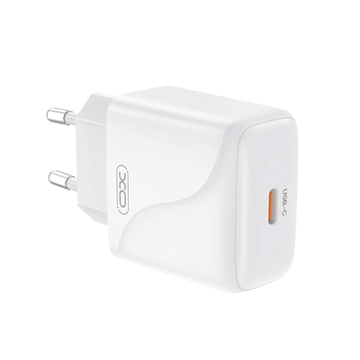 Product Φορτιστής Πρίζας XO Universal USB-C PD20W, Λευκό base image