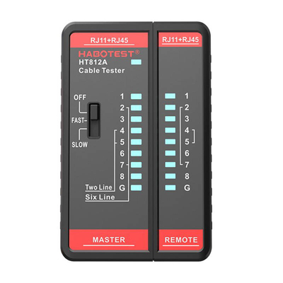 Product Tester Καλωδίων Network Habotest HT812A RJ45/RJ14/RJ12/RJ9 base image