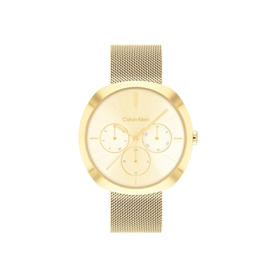 Product Γυναικείο Ρολόι Calvin Klein 25200339 (38,5cm) Μεταλλικό Μπρασελέ Χρυσό base image