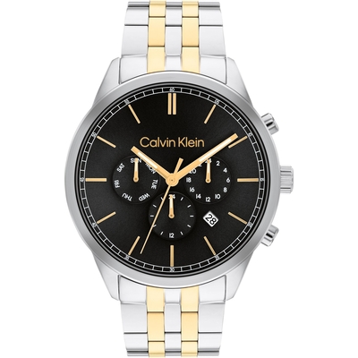 Product Ανδρικό Ρολόι Calvin Klein 25200380 (44mm) Μεταλλικό Μπρασελέ Ασημί base image