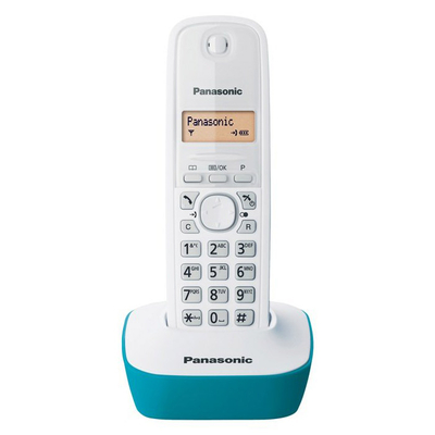 Product Ασύρματο Τηλέφωνο Panasonic KX-TG1611GRC Λευκό-Μπλε base image