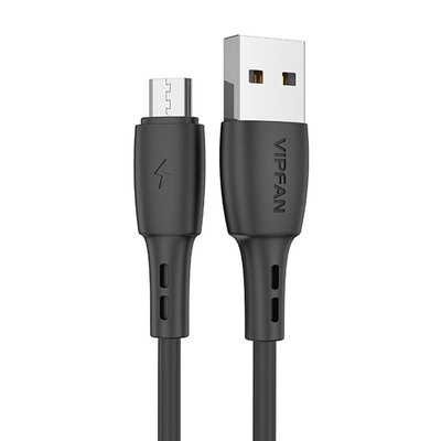 Product Καλώδιο USB to Micro-USB Vipfan Racing X05, 3A, 1m (black) base image