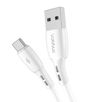 Product Καλώδιο USB to USB-C Vipfan Racing X05, 3A, 2m (white) base image