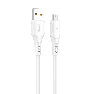 Product Καλώδιo USB to Micro Vipfan Colorful X12, 3A, 1m (white) base image