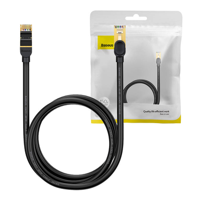 Product Καλώδιο Δικτύου Baseus Ethernet RJ45, 10Gbps, 1.5m (black) base image