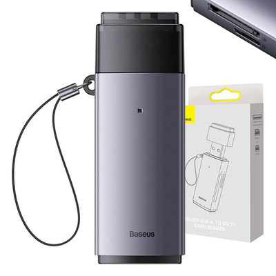 Product Card Reader Baseus Lite Series SD/TF memory USB (gray) base image